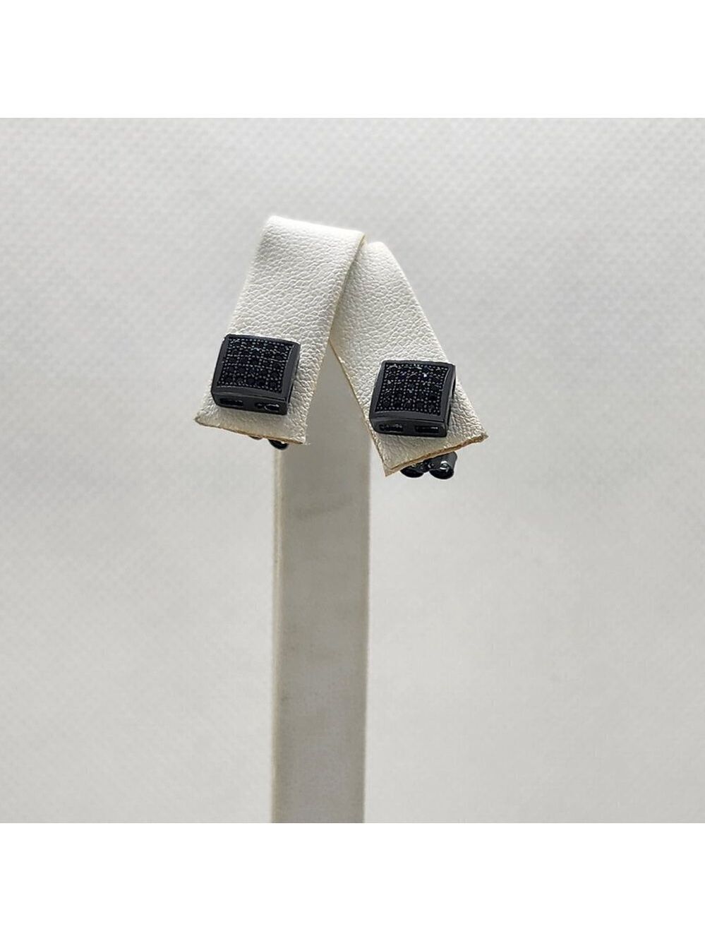 Brand New Sterling Silver 925 Black Rhodium Earrings